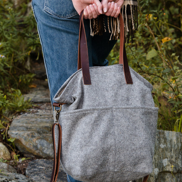 Twig & Horn Original Wool Crossbody Tote – Quince & Co.