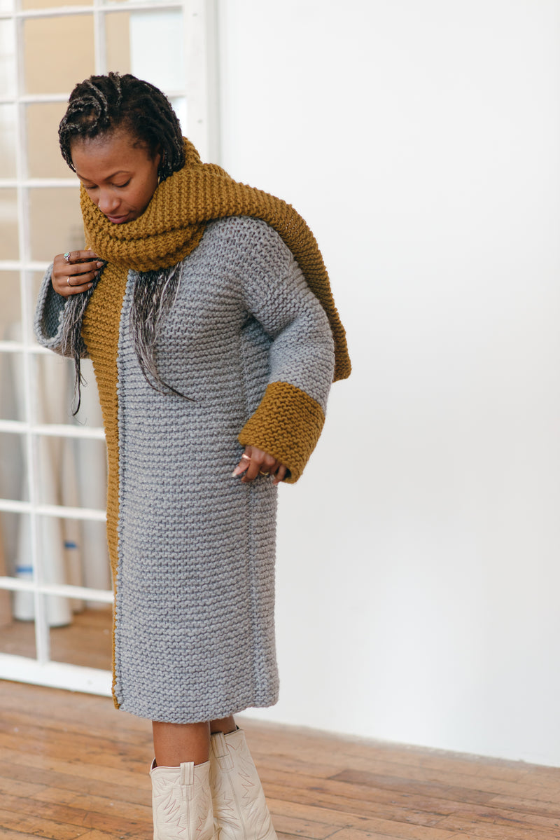 The Rectangle Project #11 / Dress Beginner Knitting Pattern Quince & Co. The Rectangle Project #11 / Dress Beginner Knitting Pattern Quince & Co.