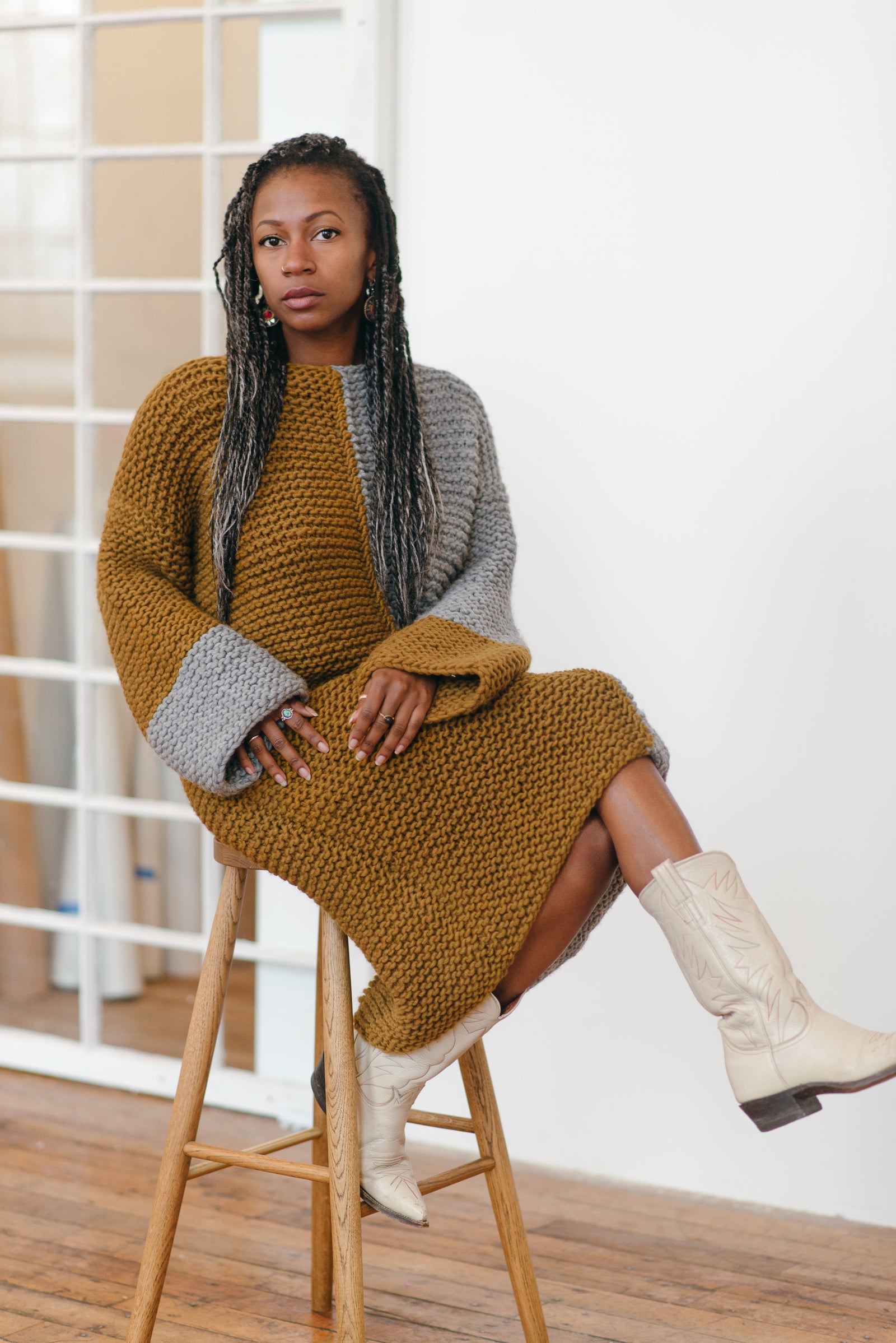The Rectangle Project #11 / Dress Beginner Knitting Pattern