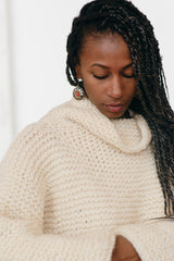 rectangle #9 / cropped pullover - pattern - Image 2