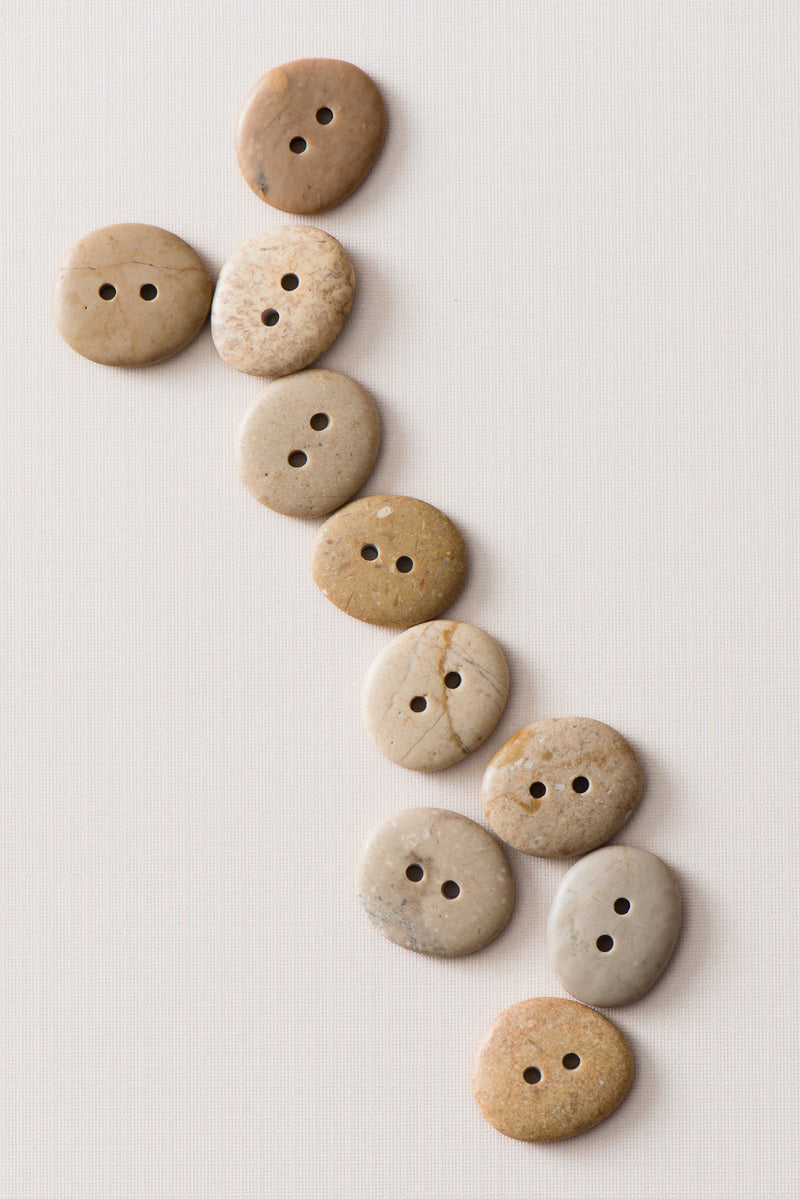 beige river rock buttons - book - Image 1