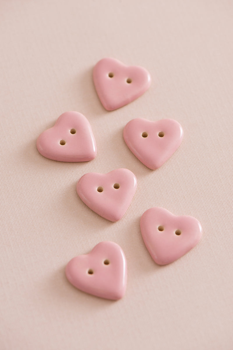 soft pink heart buttons - book - Image 1