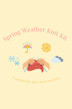 spring weather knit kit