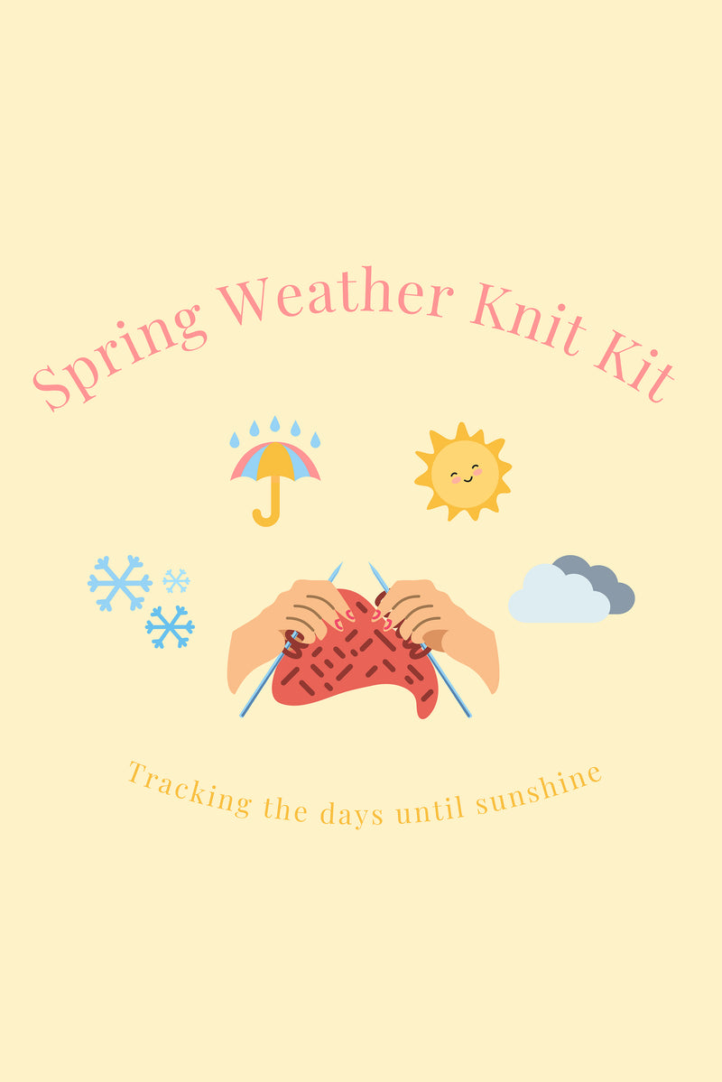 spring weather knit kit - book - Image 1