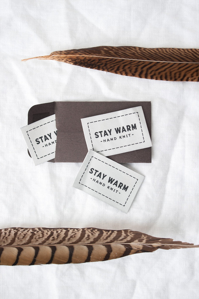 Stay Warm Woven Labels - book - Image 2