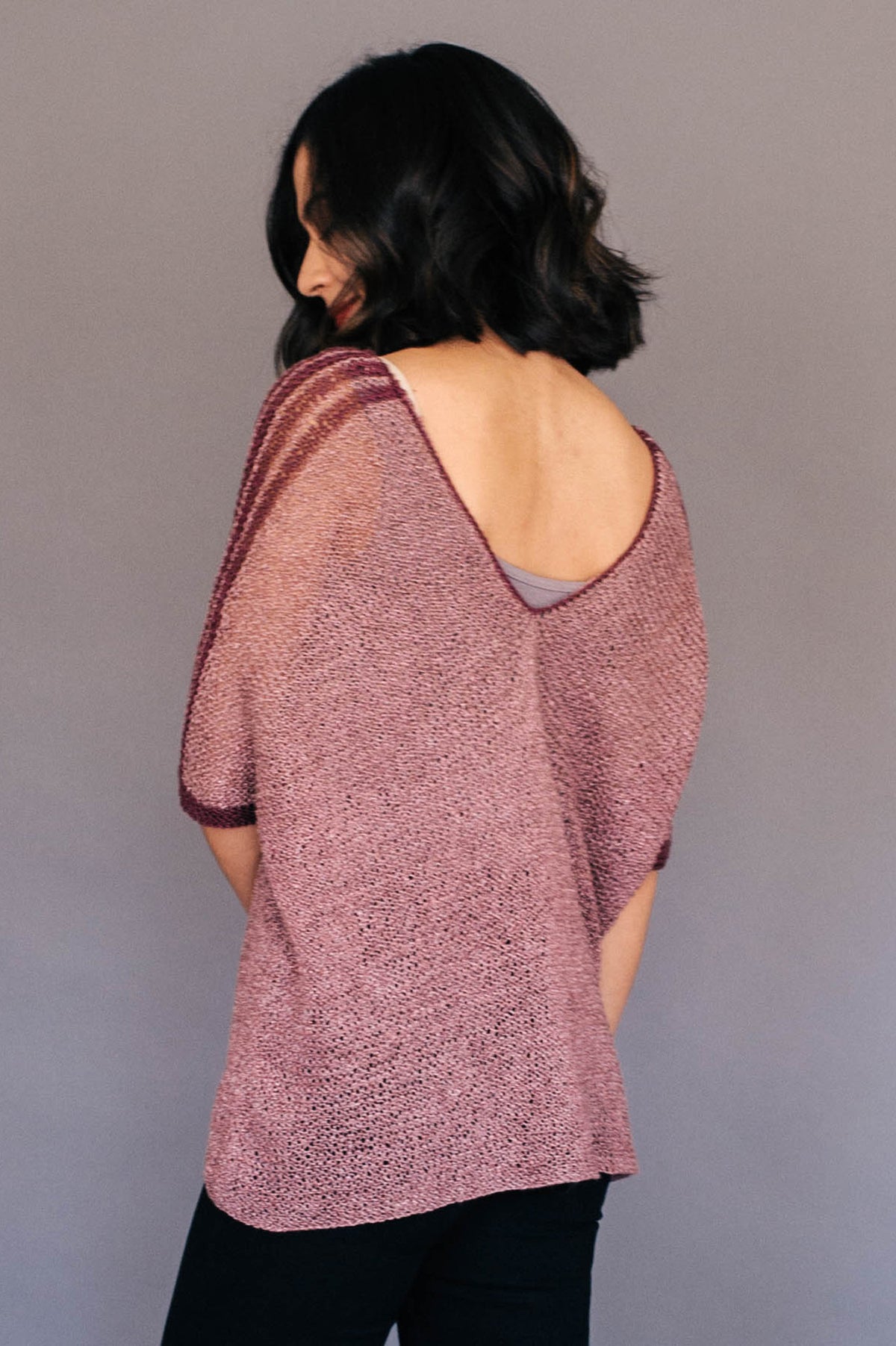 【TASTE by Knit】Knit embroidery sukajan aisa tee knitting pattern – Quince & Co.