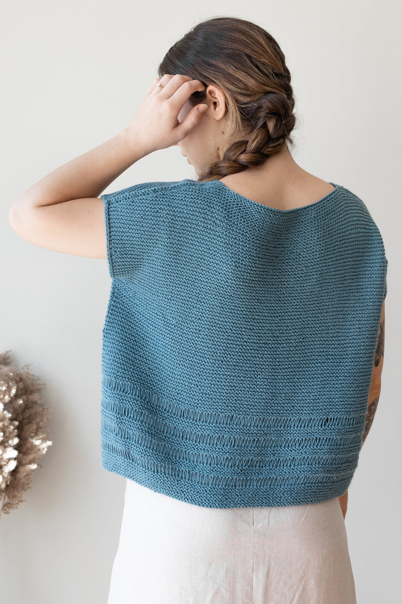 azul tee knitting pattern – Quince & Co.