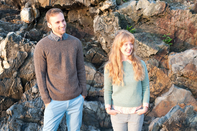 basic round-yoke unisex pullover – Quince & Co.