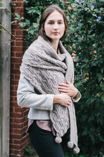 crossing scarf knitting pattern – Quince & Co.