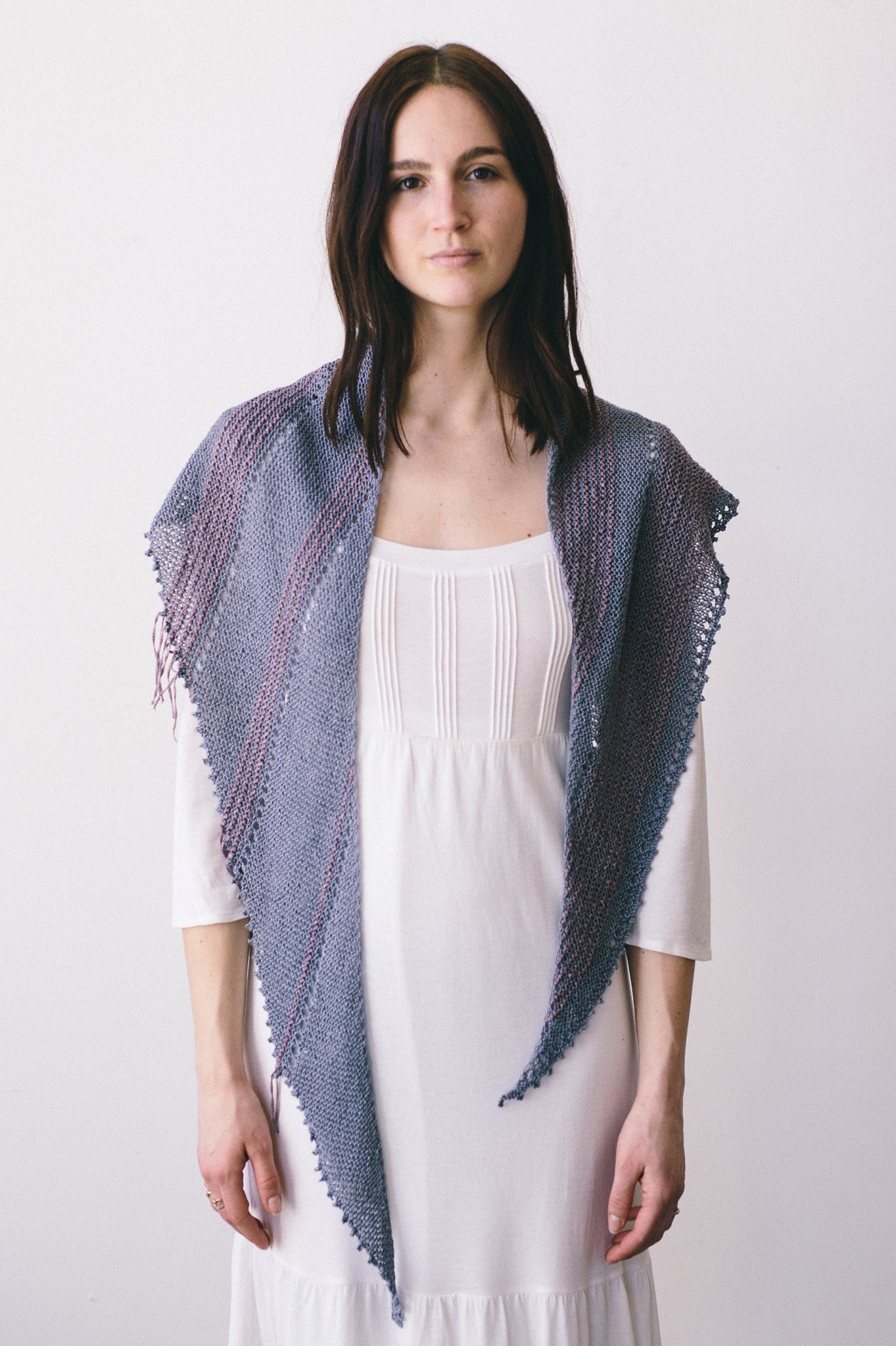 day blossom shawl knitting pattern – Quince & Co.