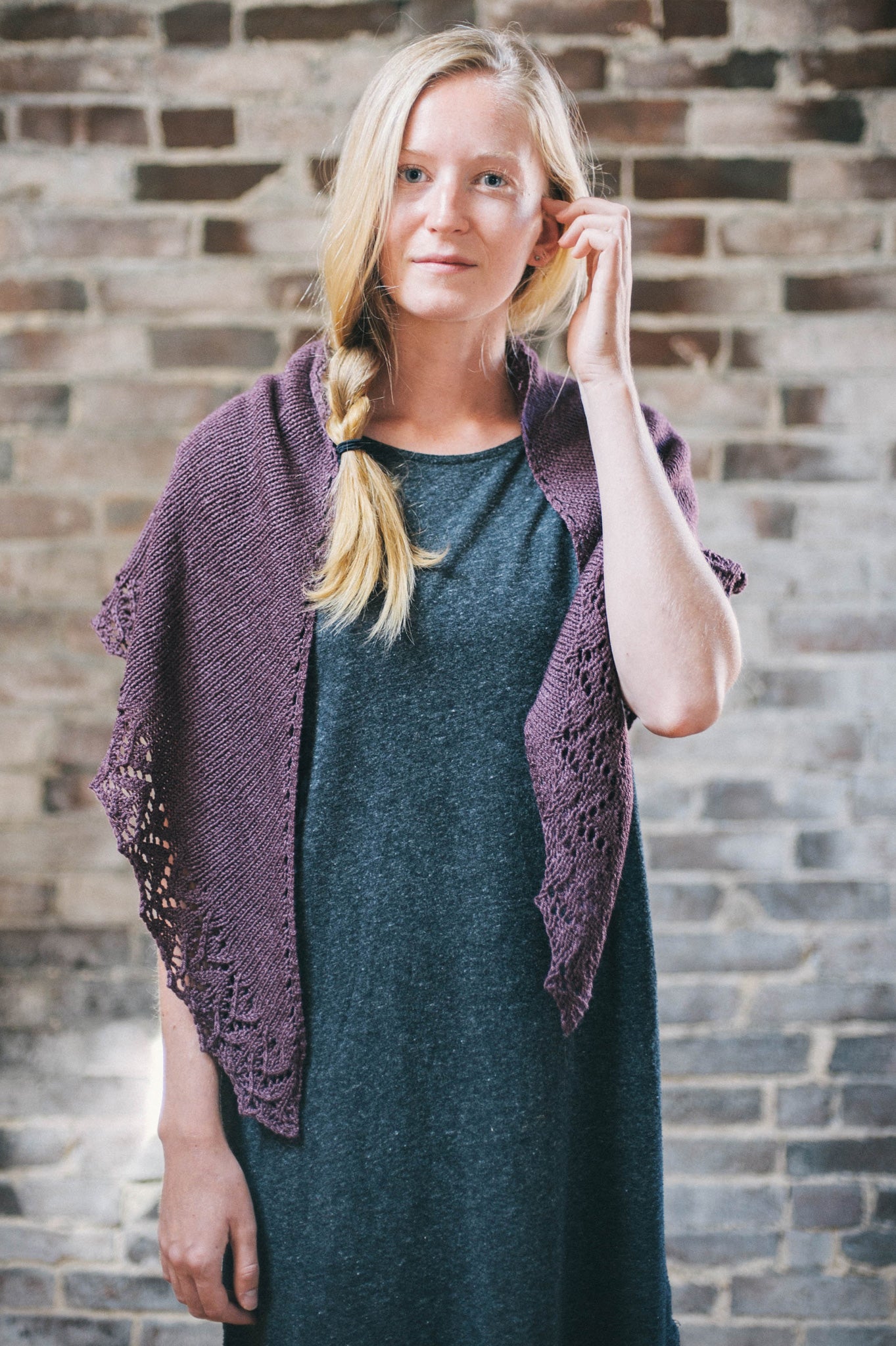 gathering shawl knitting pattern – Quince & Co.