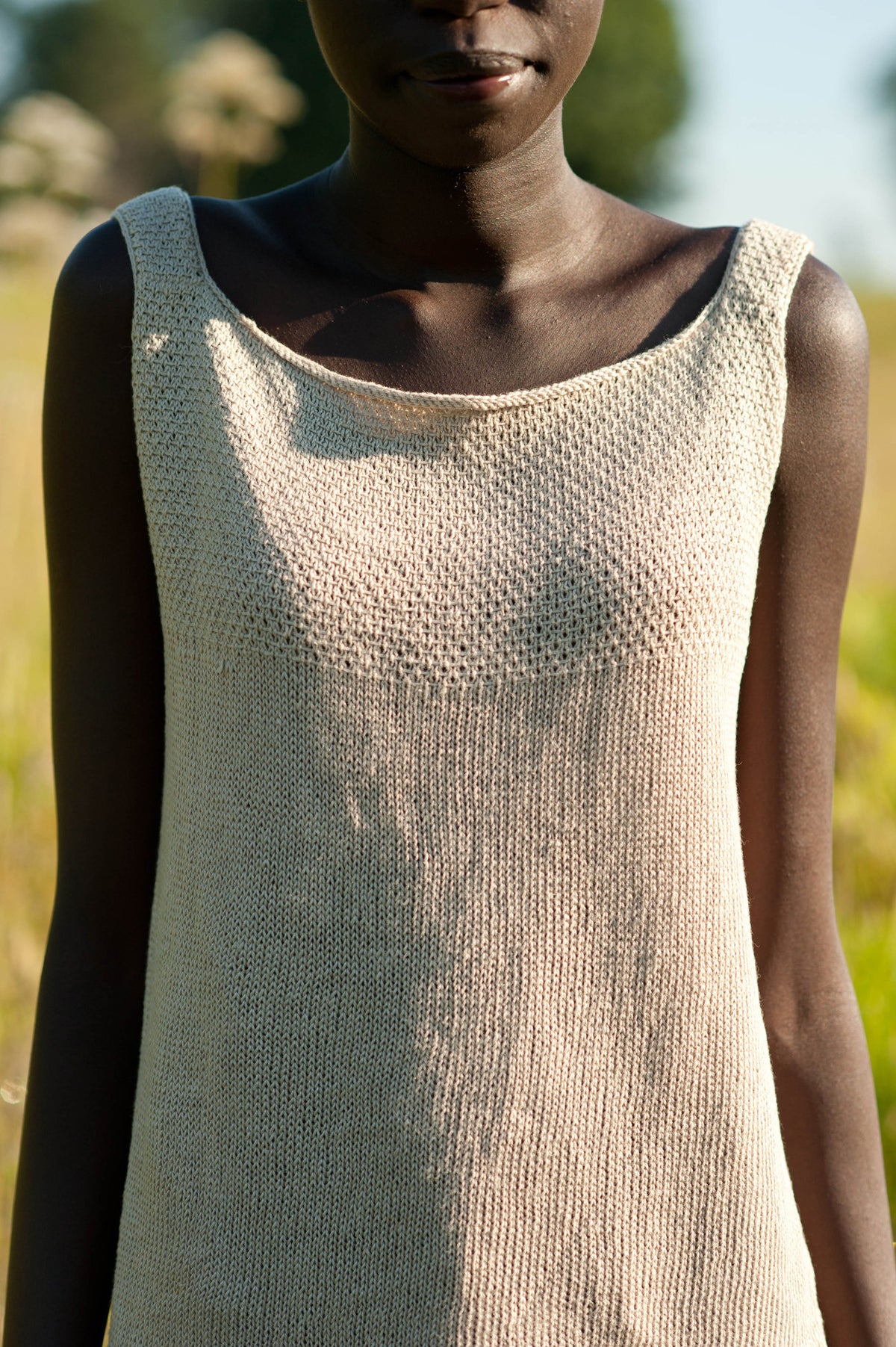 トップス DEPT YAK KNIT Camisole トップス DEPT | Yak Knit Camisole Gray Hand Knitted Tank Top