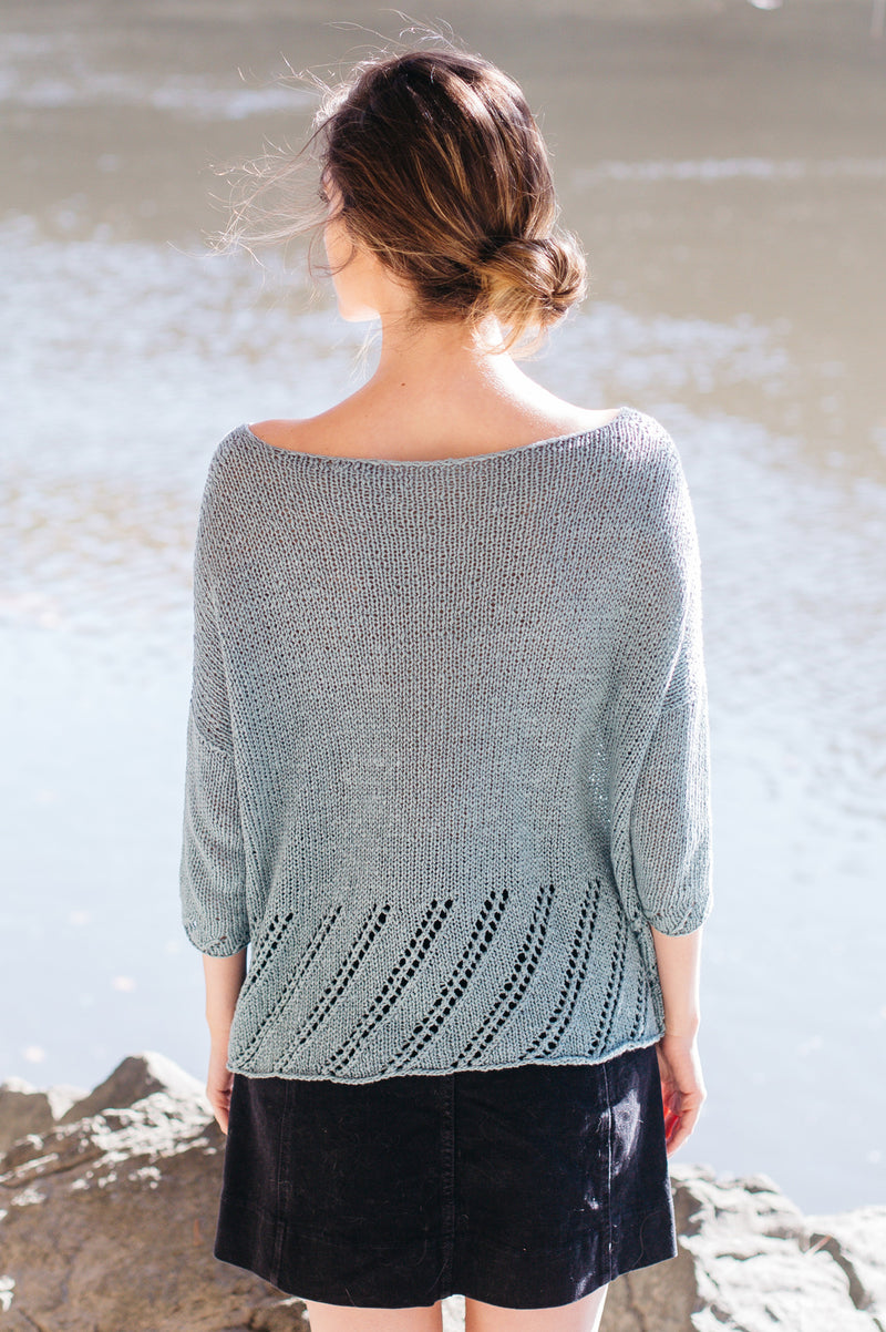 laguna pullover knitting pattern – Quince & Co.