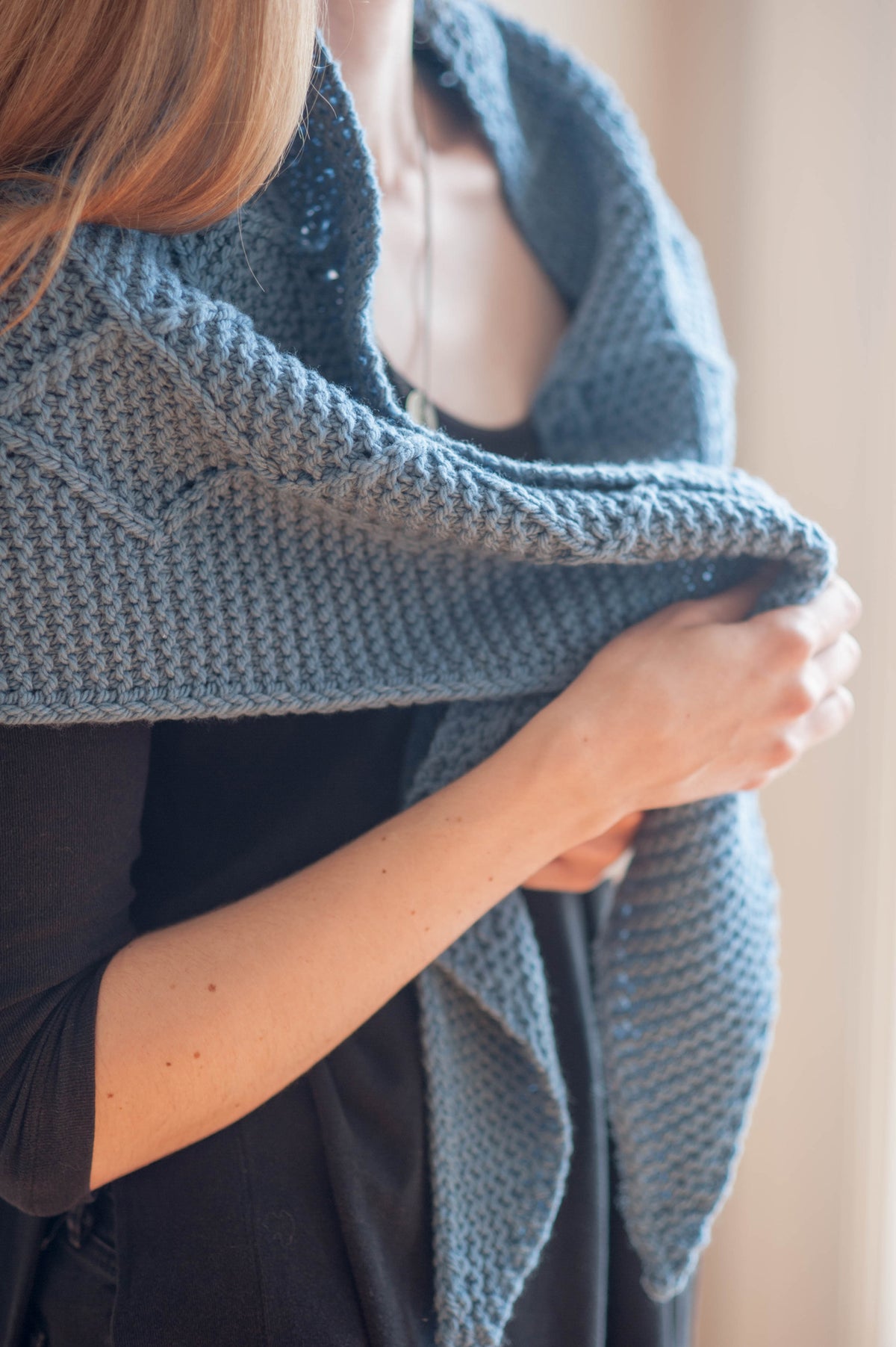 meander shawl knitting pattern – Quince & Co