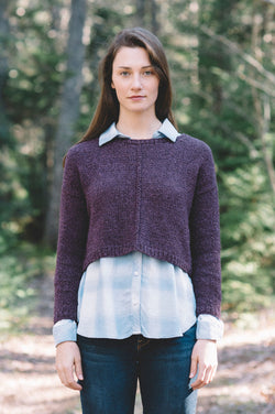 ross sweater knitting pattern – Quince & Co.
