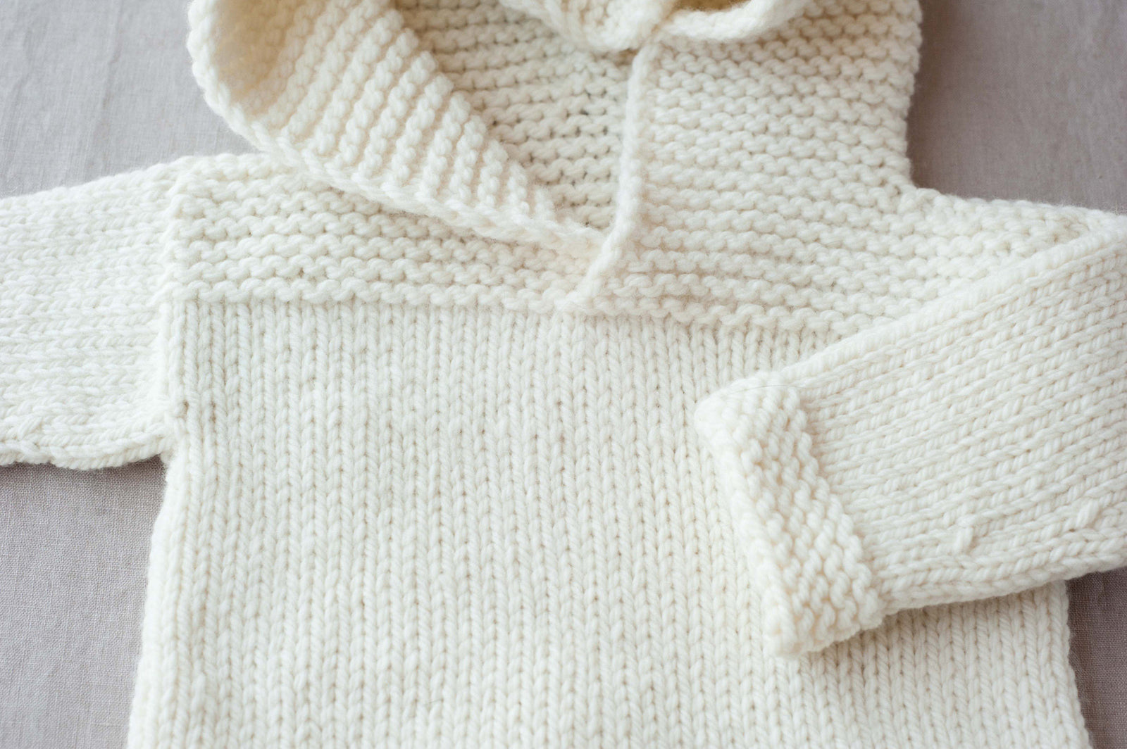 ニット・セーター Jack Double Hachi Round Knit (7color) Hazel Cardigan - Yarn Set (Dye to Order) - Mominoki Yarn