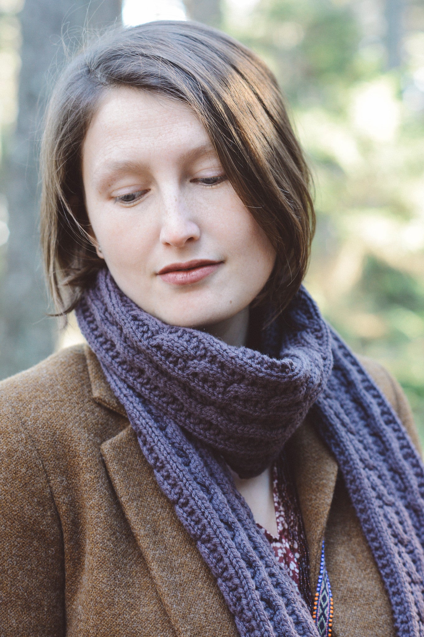 cobbleway scarf knitting pattern – Quince & Co.