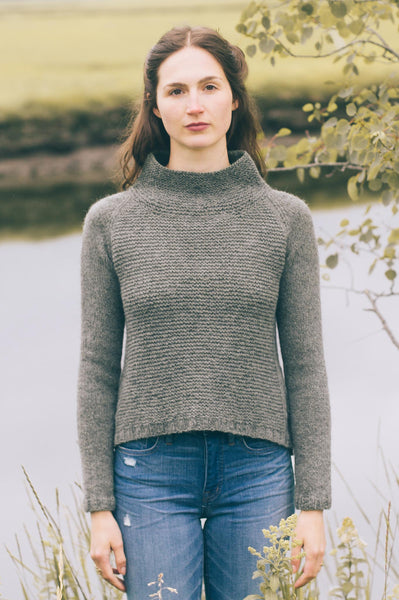 heath pullover sweater knitting pattern – Quince & Co.