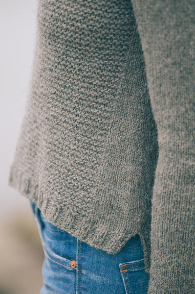 heath pullover sweater knitting pattern – Quince & Co.