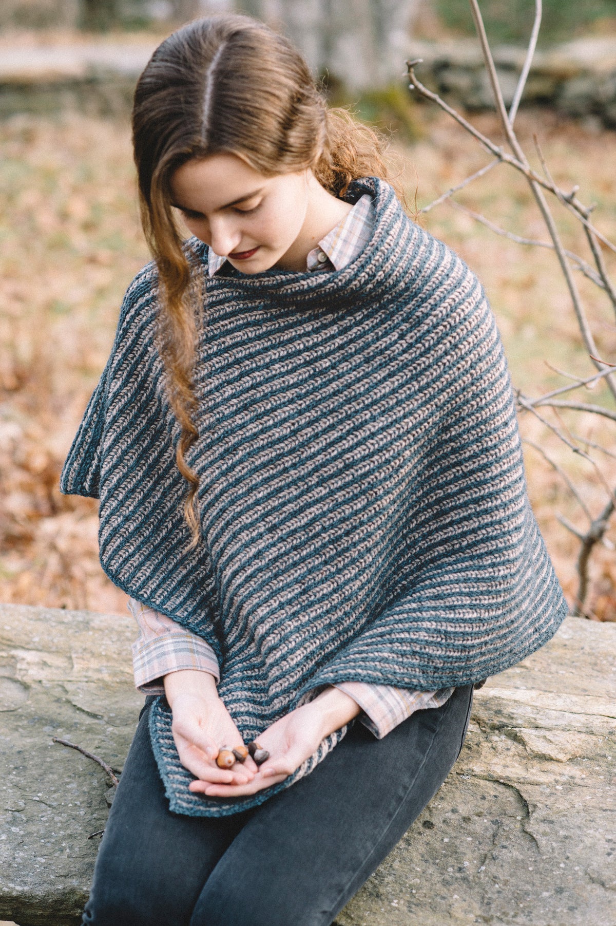ニット/セーター nowos 20aw knit poncho Cable Knit Poncho | Talbots