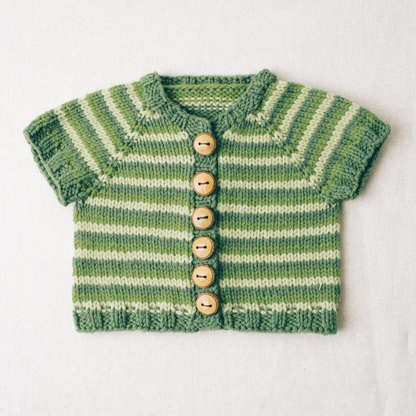 Free Short-sleeved Sweater Knitting Patterns - Sweetwater Cardigan