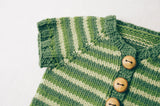 striped short-sleeved cardigan - patterns - Image 3