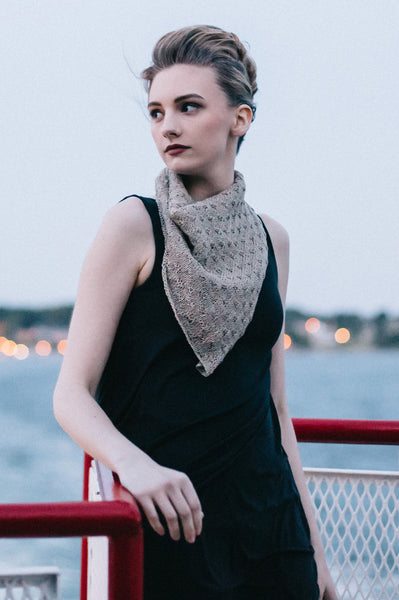 supermoon kerchief knitting pattern – Quince & Co.