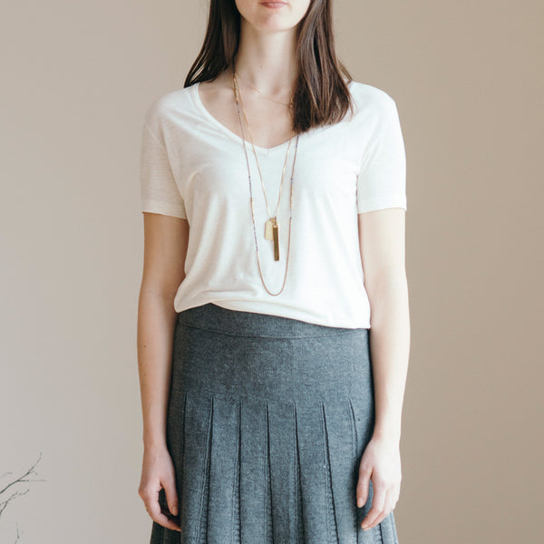 tavia skirt knitting pattern – Quince & Co.