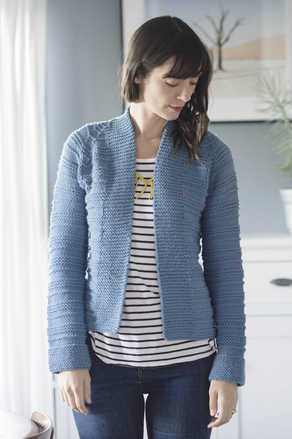 tegan cardigan knitting pattern – Quince & Co.