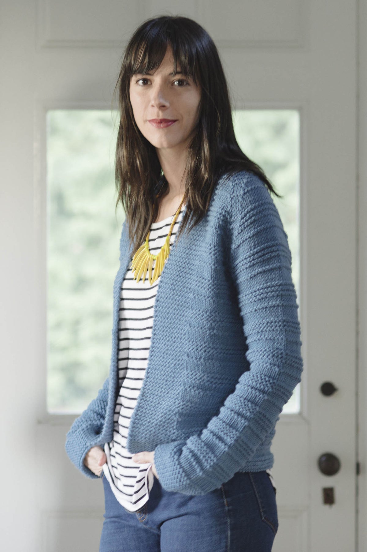 tegan cardigan knitting pattern – Quince & Co.