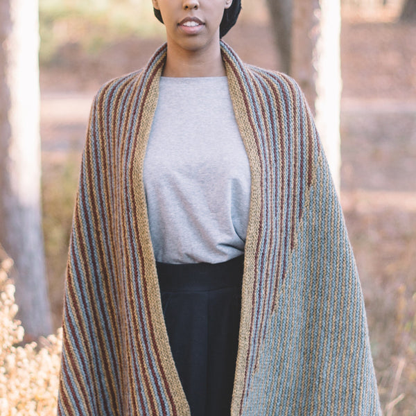 trictangle shawl knitting pattern – Quince & Co.
