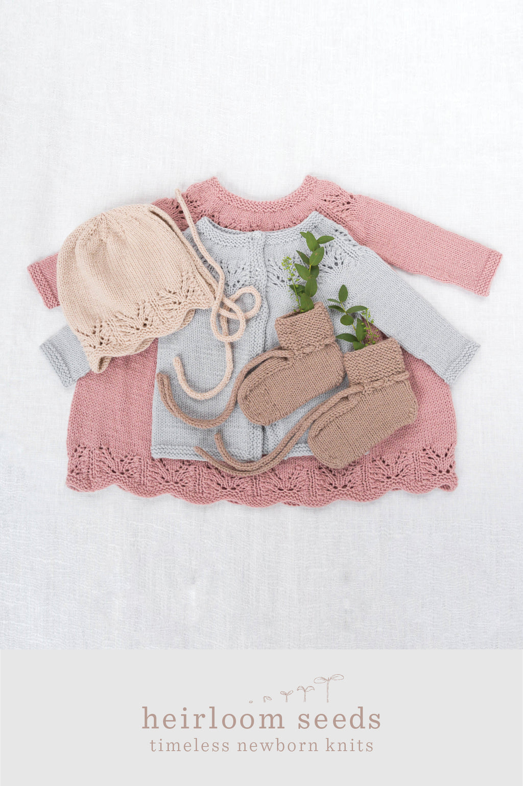 heirloom seeds knitting pattern collection – Quince