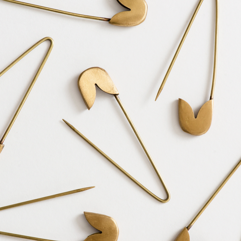 Brass Shawl Pin – Quince & Co.