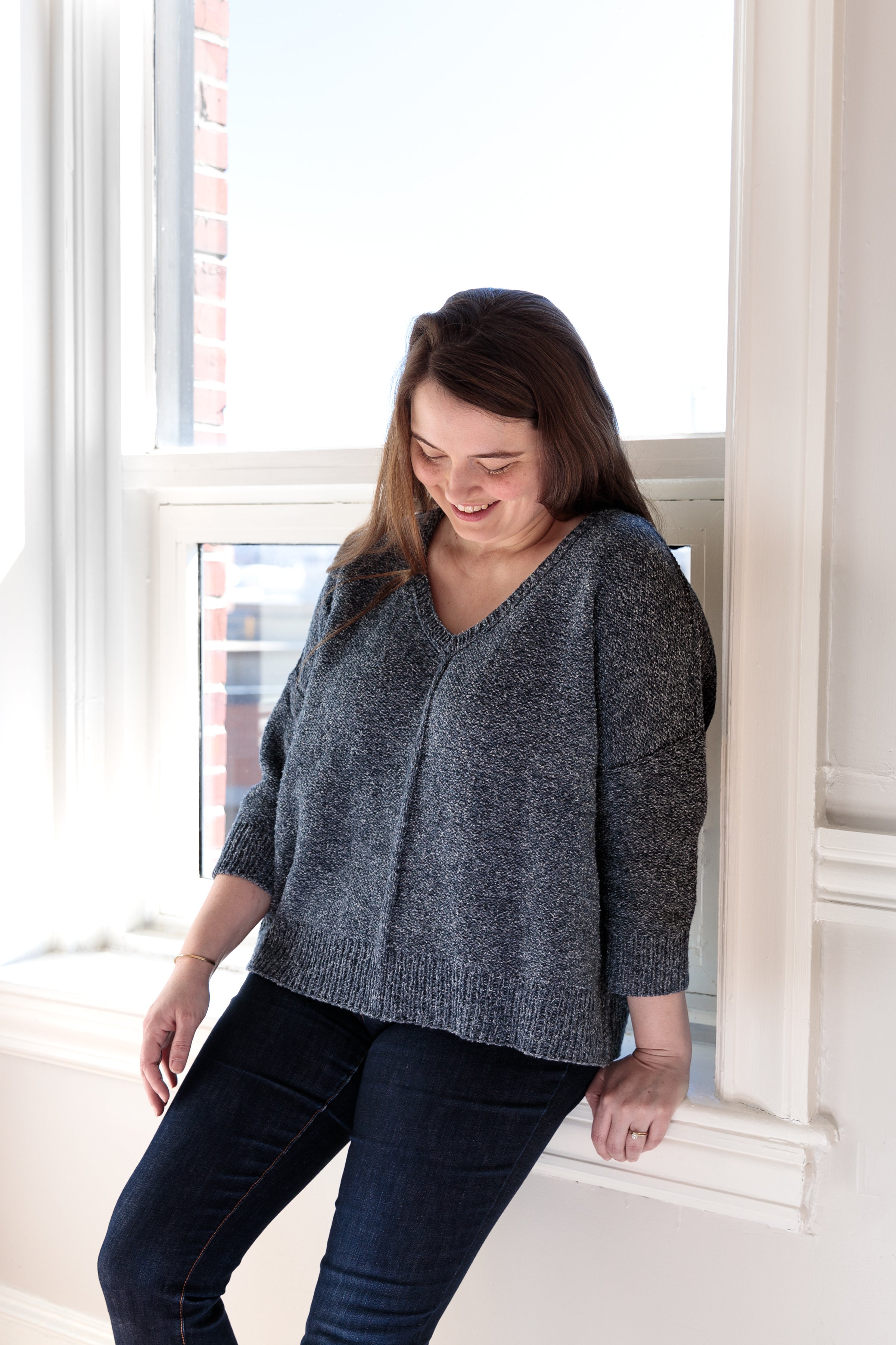 Calamus Pullover Sweater Knitting Pattern by Emily Greene – Quince & Co.